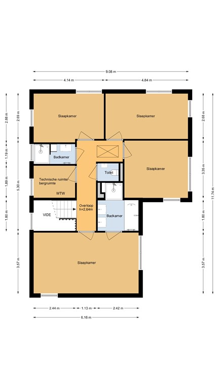 mediumsize floorplan